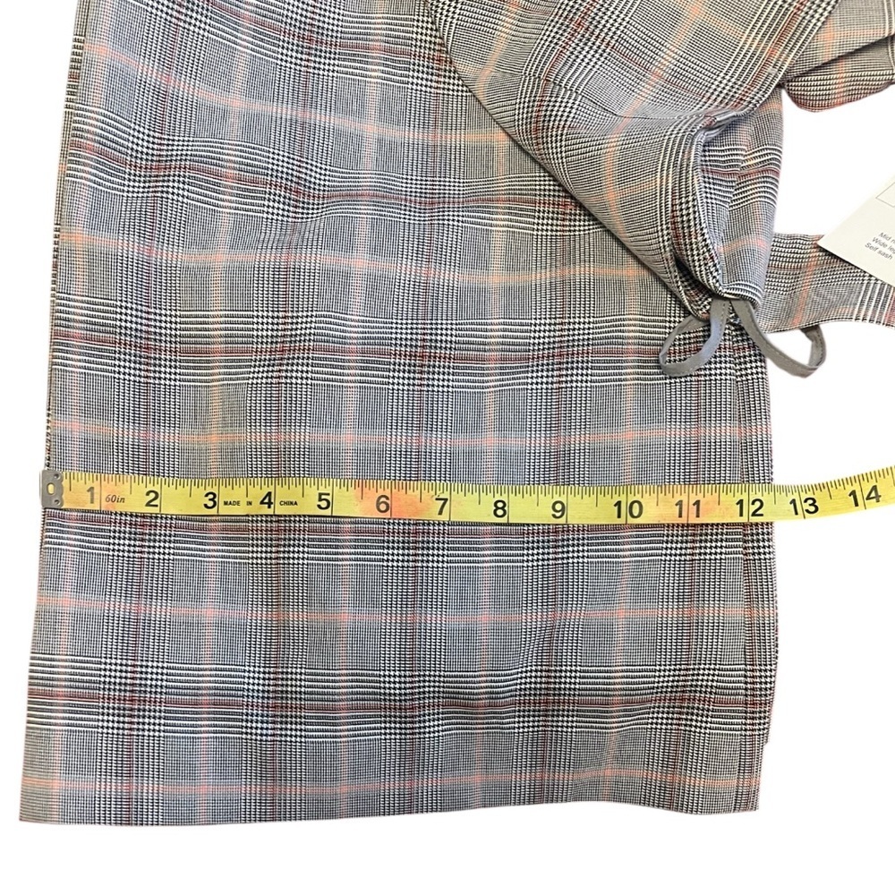 ANTONIO MELANI womens Gray plaid pants - Picture 5 of 7